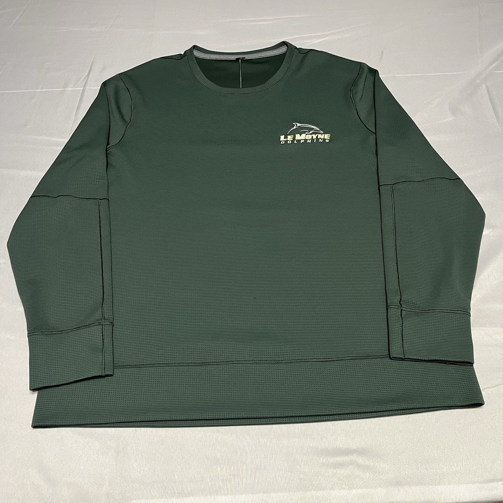 Lululemon Le Moyne College NY Shirt Men's Size XL Green Waffle Long Sleeve